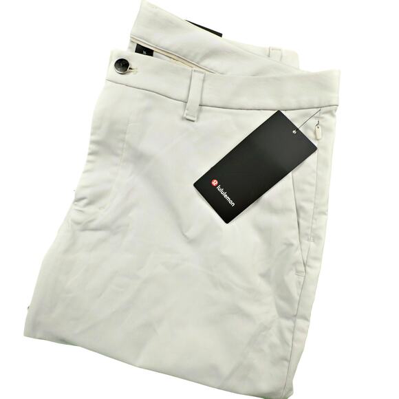 lululemon Men’s ABC Classic-Fit 5-Pocket Pant 36 x 32L Twill Bone New With Tag - Picture 1 of 6